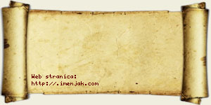 Janko Aksentijević vizit kartica